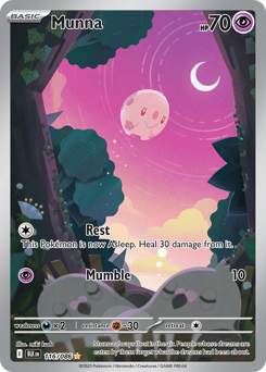 Munna, Black Bolt #116, Pokémon TCG card