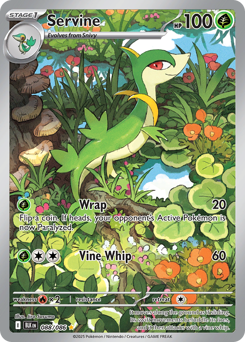Servine, Black Bolt #88, Pokémon TCG card