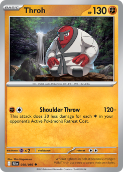 Throh, Black Bolt #50, Pokémon TCG card