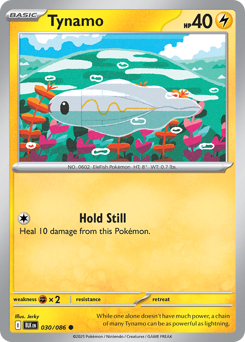 Tynamo, Black Bolt #30, Pokémon TCG card