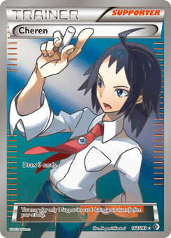 Cheren, Boundaries Crossed #148, Pokémon TCG card