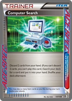 Computer Search, Boundaries Crossed #137, Pokémon TCG card