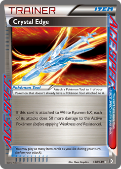 Crystal Edge, Boundaries Crossed #138, Pokémon TCG card