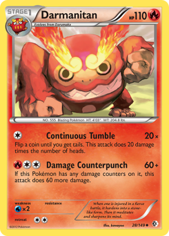 Darmanitan, Boundaries Crossed #28, Pokémon TCG card