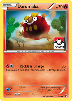 Darumaka, Boundaries Crossed #27, Pokémon TCG card