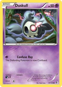 Duskull, Boundaries Crossed #61, Pokémon TCG card