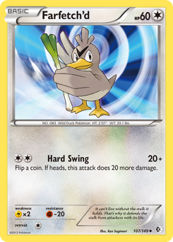 Farfetch'd, Boundaries Crossed #107, Pokémon TCG card