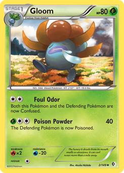 Gloom, Boundaries Crossed #2, Pokémon TCG card