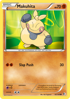 Makuhita, Boundaries Crossed #82, Pokémon TCG card
