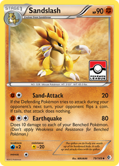 Sandslash, Boundaries Crossed #79, Pokémon TCG card