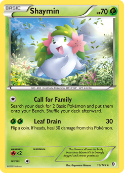 Shaymin, Boundaries Crossed #10, Pokémon TCG card