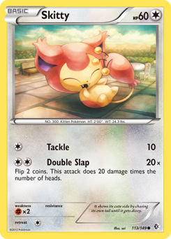 Skitty, Boundaries Crossed #113, Pokémon TCG card