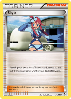 Skyla, Boundaries Crossed #134, Pokémon TCG card