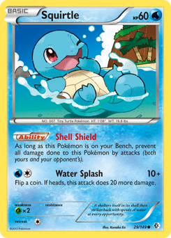 Squirtle, Boundaries Crossed #29, Pokémon TCG card