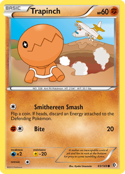 Trapinch, Boundaries Crossed #83, Pokémon TCG card