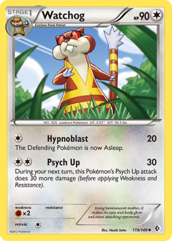 Watchog, Boundaries Crossed #119, Pokémon TCG card
