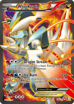 White Kyurem-EX, Boundaries Crossed #146, Pokémon TCG card