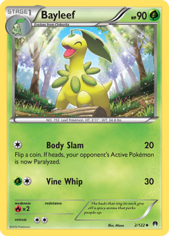 Bayleef, BREAKpoint #2, Pokémon TCG card