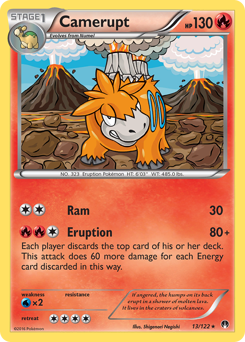 Camerupt, BREAKpoint #13, Pokémon TCG card