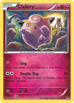 Clefairy, BREAKpoint #81, Pokémon TCG card