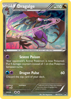 Dragalge, BREAKpoint #86, Pokémon TCG card