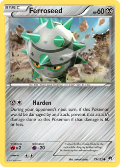 Ferroseed, BREAKpoint #79, Pokémon TCG card