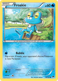 Froakie, BREAKpoint #38, Pokémon TCG card