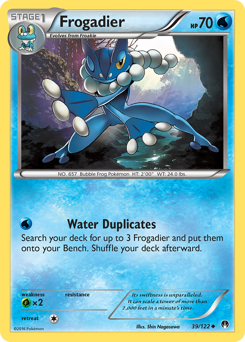 Frogadier, BREAKpoint #39, Pokémon TCG card
