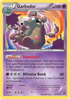 Garbodor, BREAKpoint #57, Pokémon TCG card