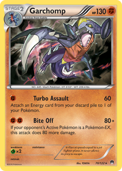 Garchomp, BREAKpoint #70, Pokémon TCG card