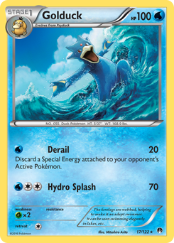 Golduck, BREAKpoint #17, Pokémon TCG card
