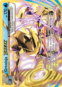 Greninja BREAK, BREAKpoint #41, Pokémon TCG card