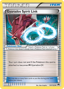 Gyarados Spirit Link, BREAKpoint #101, Pokémon TCG card