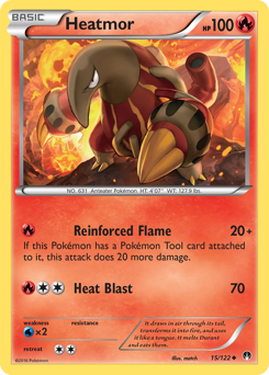 Heatmor, BREAKpoint #15, Pokémon TCG card