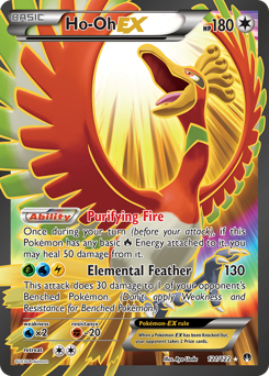 Ho-Oh-EX, BREAKpoint #121, Pokémon TCG card