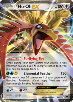 Ho-Oh-EX, BREAKpoint #92, Pokémon TCG card