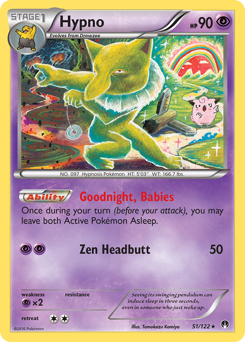 Hypno, BREAKpoint #51, Pokémon TCG card
