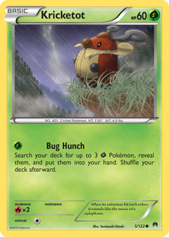 Kricketot, BREAKpoint #5, Pokémon TCG card
