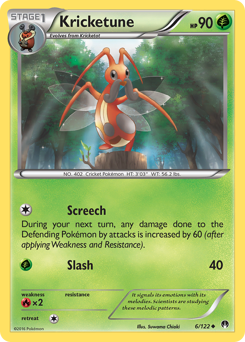 Kricketune, BREAKpoint #6, Pokémon TCG card