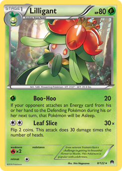 Lilligant, BREAKpoint #8, Pokémon TCG card