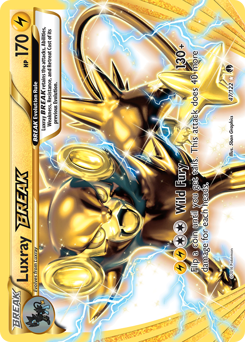 Luxray BREAK, BREAKpoint #47, Pokémon TCG card