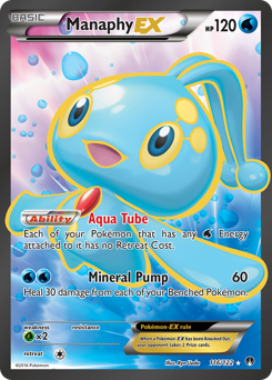 Manaphy-EX, BREAKpoint #116, Pokémon TCG card