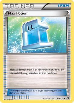 Max Potion, BREAKpoint #103, Pokémon TCG card