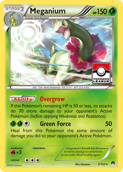 Meganium, BREAKpoint #3, Pokémon TCG card