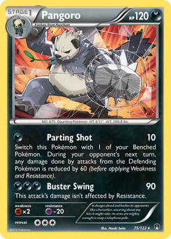 Pangoro, BREAKpoint #75, Pokémon TCG card