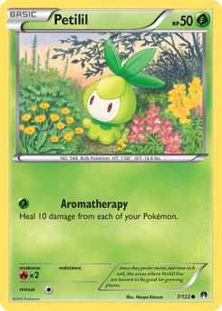 Petilil, BREAKpoint #7, Pokémon TCG card