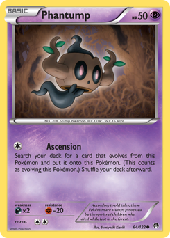 Phantump, BREAKpoint #64, Pokémon TCG card