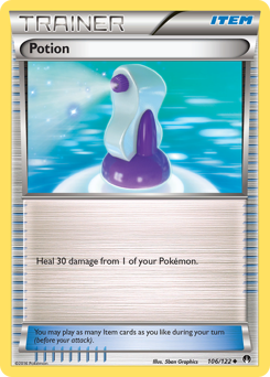 Potion, BREAKpoint #106, Pokémon TCG card