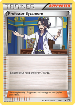 Professor Sycamore, BREAKpoint #107, Pokémon TCG card