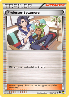 Professor Sycamore, BREAKpoint #107a, Pokémon TCG card